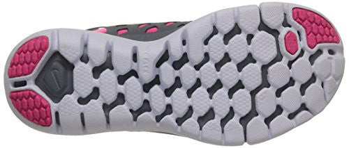 WOMENS NIKE FLEX RUN 2015 RUNNING SHOE COOL GREY/WHITE/PINK POW SIZE 9.5 M US