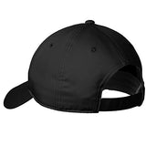 Nike Golf Dri-Fit Swoosh Front Cap, Black/White