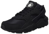 Nike Men's Air Huarache Black/Black/White Running Shoe (9.5)