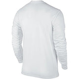 Nike Mens Legend 2.0 Long Sleeve Dri-Fit Training Shirt White/Black 718837-100 Size Large