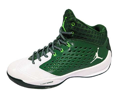 Nike Jordan Rising High Mens Basketball Shoes (7 1/2, Green/White)