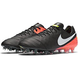 Nike Men's Tiempo Legend VI FG Soccer Cleat (Sz. 12) Black, Orange