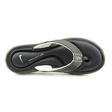 Nike Womens Comfort Thong Black/White Sandal 10 B - Medium