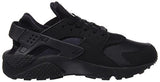 Nike Men's Air Huarache Black/Black/White Running Shoe (9.5)