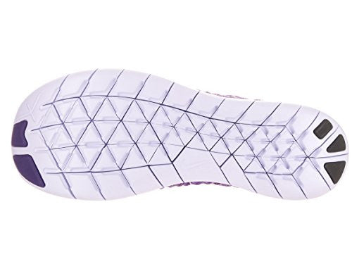 Nike Women's Free Rn Flyknit Grnd Purple/Wht/Brt Mng/Plm Fg Running Shoe 9 Women US