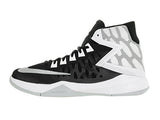 Nike Men's Zoom Devotion Black/Metallic Silver/White Basketball Shoe 10.5 Men US