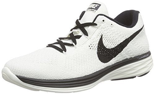 Nike Men's Flyknit Lunar3, SAIL/BLACK, 13 M US