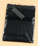 HEMOON Mens Jogging Pants Tracksuit Bottoms Training Running Trousers Black XL