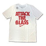 Nike SGX Attack The Glass Dri-Fit Basketball Shirt Men's 644598 100 White Size Large