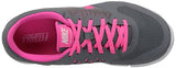 WOMENS NIKE FLEX RUN 2015 RUNNING SHOE COOL GREY/WHITE/PINK POW SIZE 9.5 M US