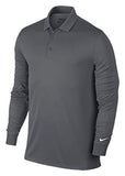 Nike Golf Victory Longsleeve Polo (Dark Grey/White) XL