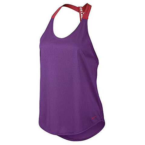 Nike Womens Elastika Tank Top (XL, Purple/Red)
