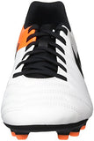 Nike Men's Tiempo Rio III FG (White/Black/Total Orange) (12)