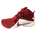 Nike Mens Lebron Soldier IX Basketball Shoe (12.5 D(M) US, Gym Red/Gym Red-White-Metallic Silver)