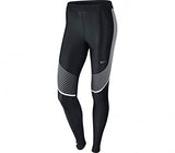 Nike Womens Power Speed Striped Running Tights Pants (Small, Black/White)