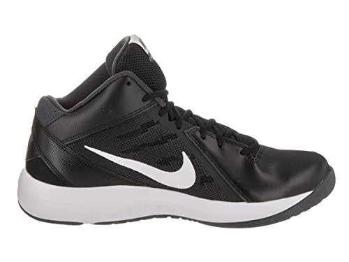 Nike Men's The Air Overplay IX Wide Black/White/Anthracite/Drk Basketball Shoe 8.5 Wide Men US