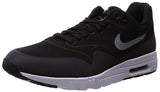 NIKE WOMENS AIR MAX 1 ULTRA MOIRE BLACK/BLACK/MTLLC SLVR/WHITE RUNNING SHOE (6.5)