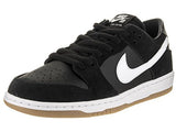 Nike Men's Sb Zoom Dunk Low Pro Black/white Gum Light Brown Skate Shoe (9.5)