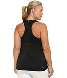 Nike Womens Dry Miler Running Tank (Size 1X-3X) Black/Reflective Silver Tank Top 2X