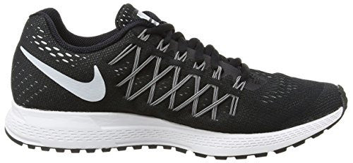 Nike Womens Air Zoom Pegasus 32 Black/White/Pure Platinum Running Shoe 7 US