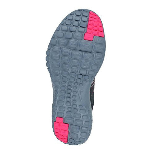 NIKE WOMEN'S FS LITE RUN 2 CROSS-COUNTRY RUNNING SHOE, CLASSIC CHARCOAL/PINK POW-BLUE GRAPHITE, 8 M US