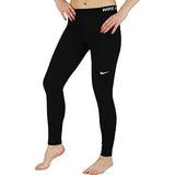 Nike Womens Pro Cool Training Tights Black/White 725477-010 Size Medium