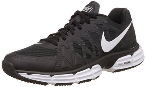 Nike Mens Dual Fusion Tr 6 Black/White/Mtllc Slvr/Pr Pltnm Training Shoe 12 ...