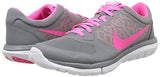 WOMENS NIKE FLEX RUN 2015 RUNNING SHOE COOL GREY/WHITE/PINK POW SIZE 9.5 M US