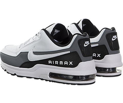 Nike Men's Air Max LTD 3 White/White/Black/Cool Grey Running Shoe (10.5 D(M) US)