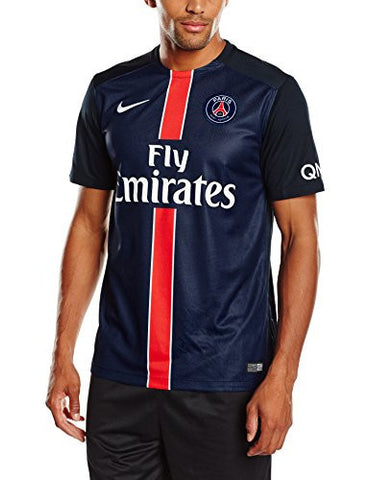 2015-2016 PSG Home Nike Football Shirt Navy Blue Large