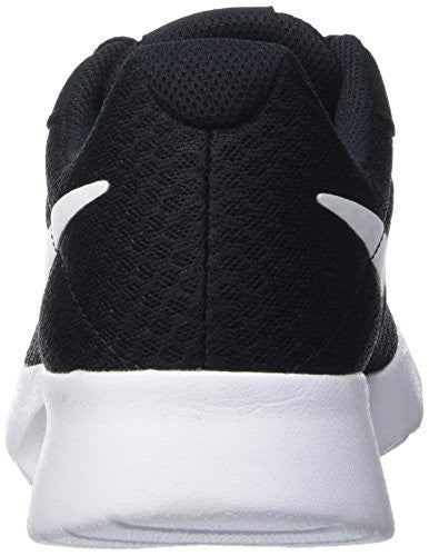Nike Womens Tanjun Running Sneaker Black/White 7
