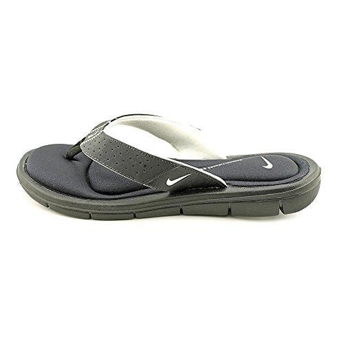 Nike Womens Comfort Thong Black/White Sandal 10 B - Medium