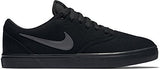 Nike Men's SB Check Solarsoft Canvas Skate Shoe Black/Anthracite 12