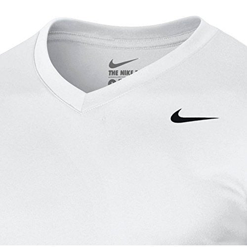 Nike Mens Legend V-Neck Training T-Shirt White/Black 718839-100 Size X-Large