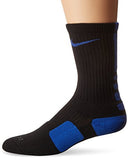 Nike Dri-FIT Elite Crew Basketball Socks Black/Game Royal Size Medium