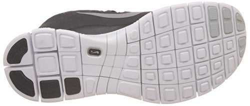 Nike Women's Free 5.0+ Running Shoe, Black/Metallic Silver/Dark Grey/White, 6 B(M) US