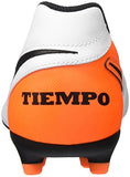 Nike Men's Tiempo Rio III FG (White/Black/Total Orange) (12)