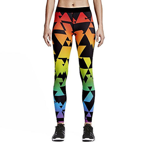 Nike Pro BeTrue LGBT 842570-010 Black/Multi-Color Dri-FIT Women's Training Tights (size Medium)