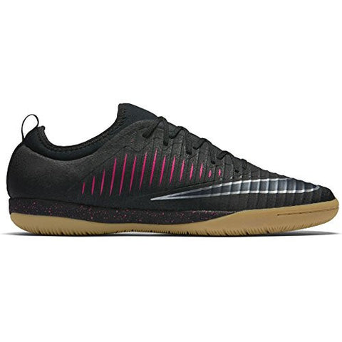 Nike MercurialX Finale II IC Indoor Soccer Shoe (Sz. 9) Black, Pink Blast