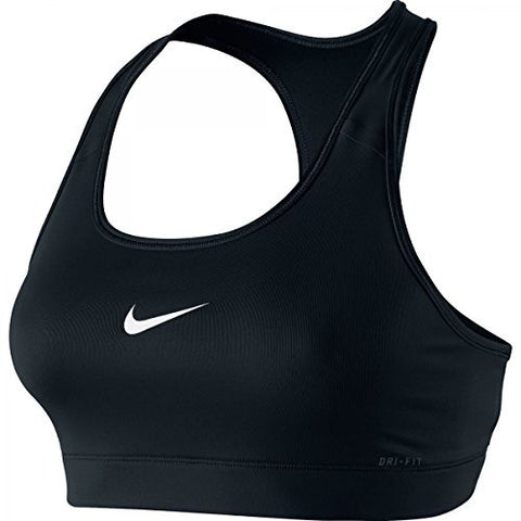 Nike Women's Victory Compression Bra, Black/White, Small