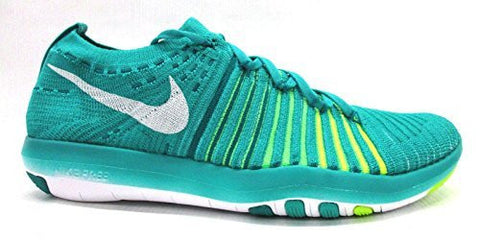 NIKE WOMEN Free Transform Flyknit CLEAR JADE/WHITE-RIO TEAL-VOLTAGE GREEN 833410-301_10