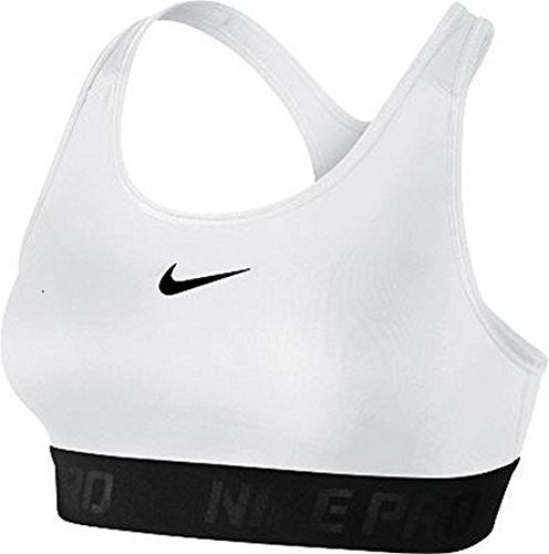 Nike Women's Pro Hypercool Flash Bra White/Black (S)