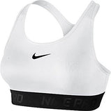 Nike Women's Pro Hypercool Flash Bra White/Black (S)