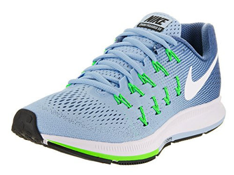 Nike Women's Air Zoom Pegasus 33 Bluecap/White Ocean Fog Rg Grn Running Shoe 8 Women US