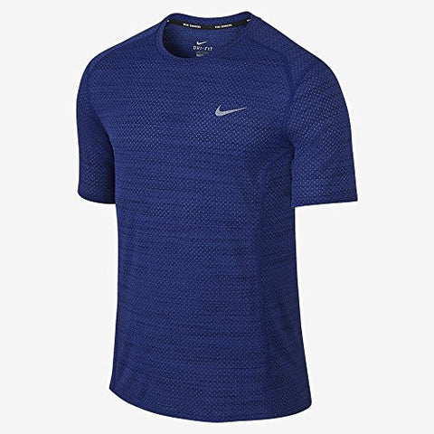 Nike Men's Dri-FIT Cool Miler Short Sleeve Running Shirt (Large)