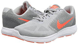 Nike Women's Revolution 3 Running Shoes (7.5, Wlf Gry/Hypr Orng/Cl Gry/Atmc)