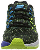 Nike Mens Air Zoom Structure 19 Running Shoes (12, Black/Volt/Blue Lagoon/White)