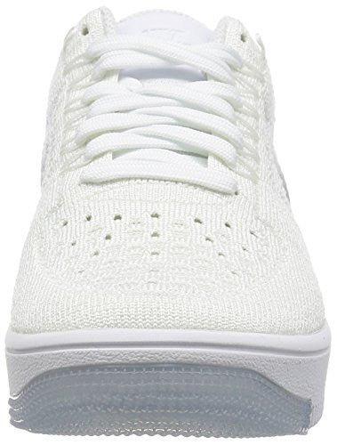 NIKE WOMENS AF1 FLYKNIT LOW WHITE/WHITE CASUAL SHOE 7 WOMEN US