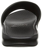 NIKE BENASSI SWOOSH SLIDE SANDALS 14 Men US (BLACK/WHITE)