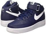 Nike Men's Air Force 1 Mid '07 Midnight Navy/White/White Basketball Shoe 11 Men US